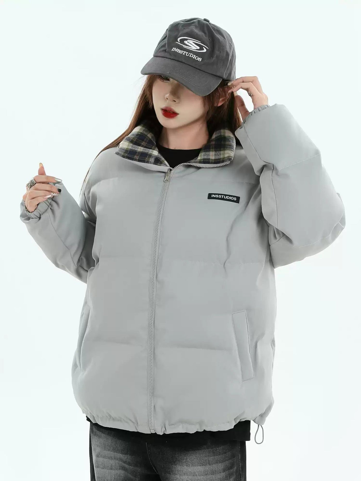 Reversible Zip-Up Puffer Jacket