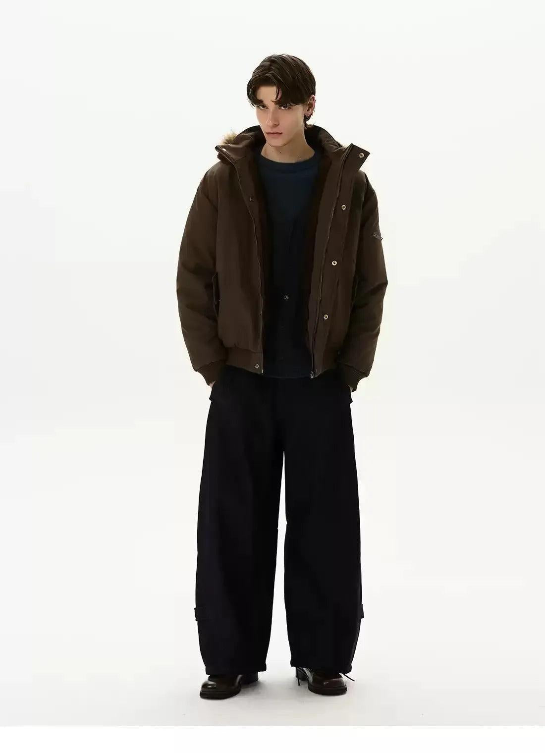 Faux Fur Lined Hood Jacket