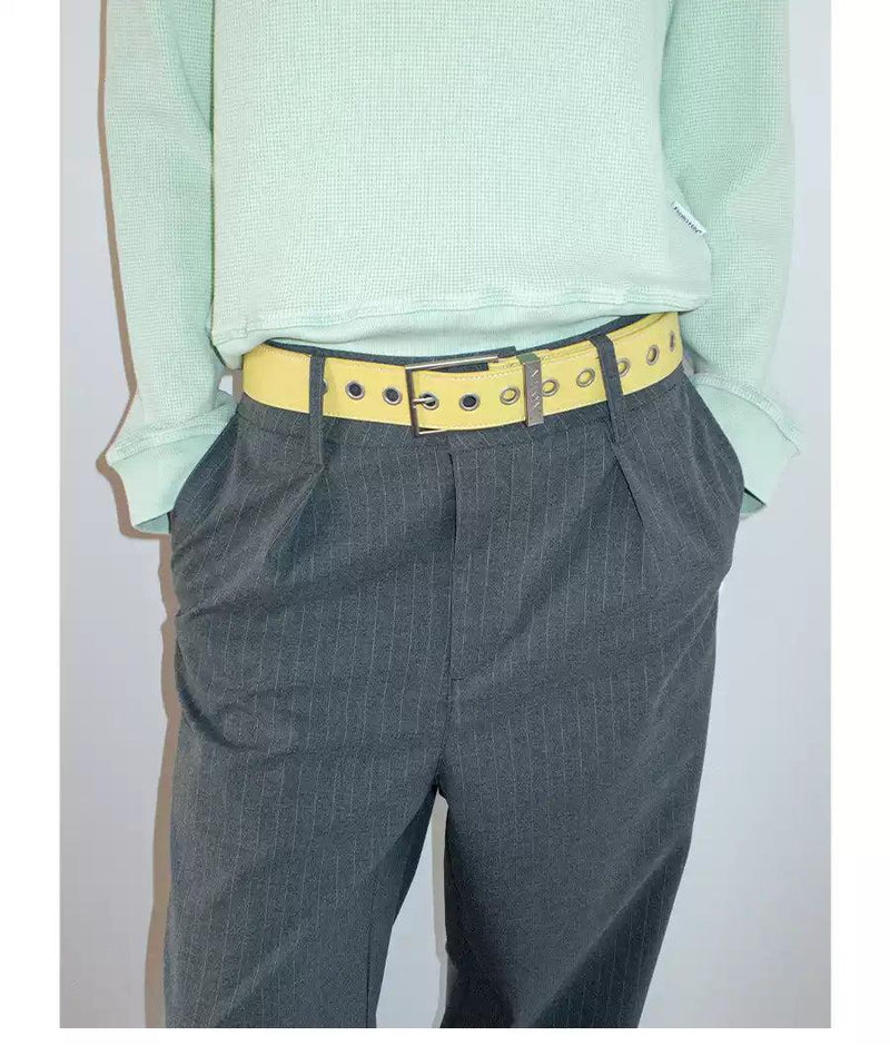 Chic Multi-Eyelet Belt