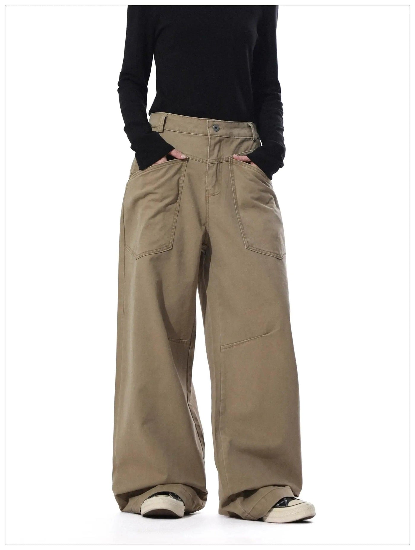 Structured Straight Leg Jeans