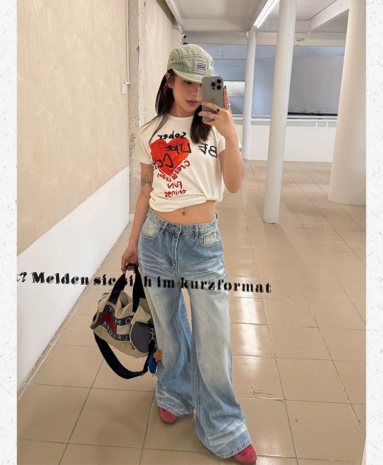 Whiskers Highlight Lines Jeans