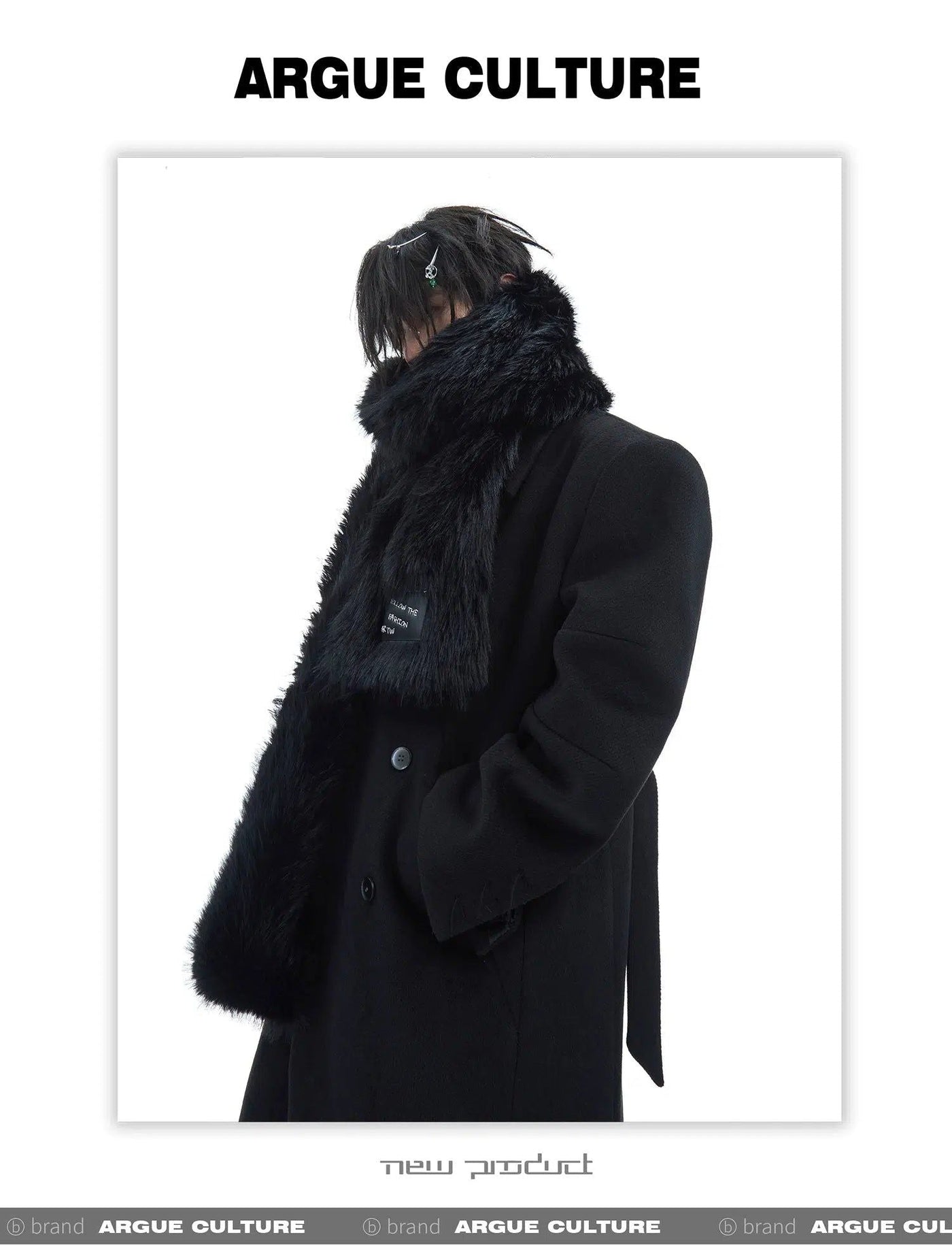 Solid Fur Neck Scarf