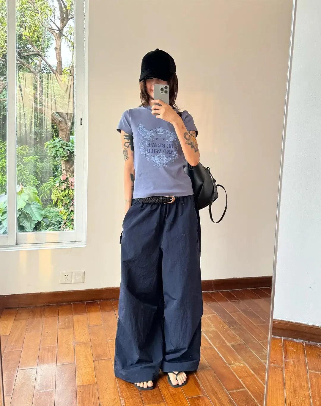 Drapey Loose Track Pants