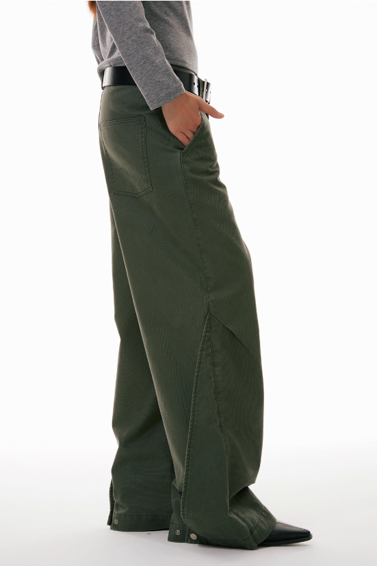 Wide Leg Cut Workwear Jeans