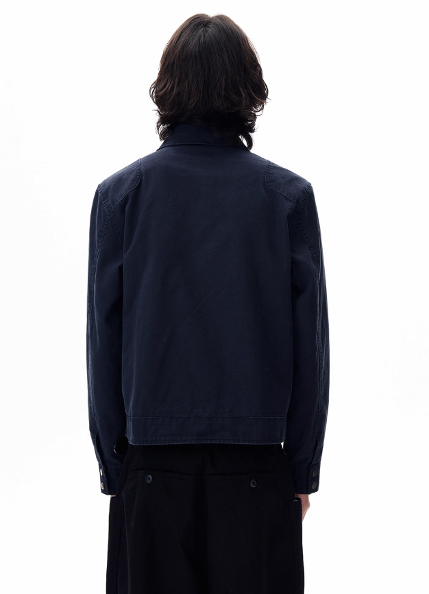 Structured Fireman Clasp Short Jacket