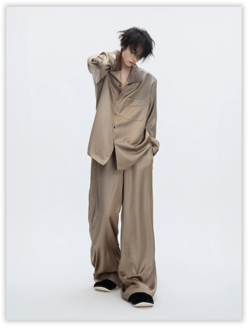 Reptile Pattern Silky Lounge Wear Set