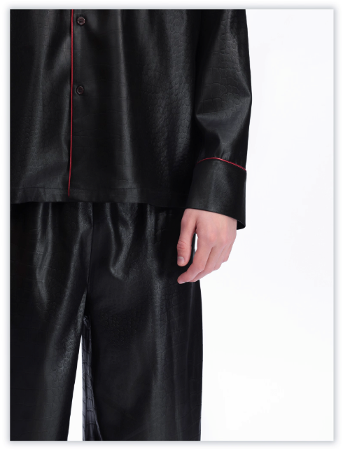 Reptile Pattern Silky Lounge Wear Set