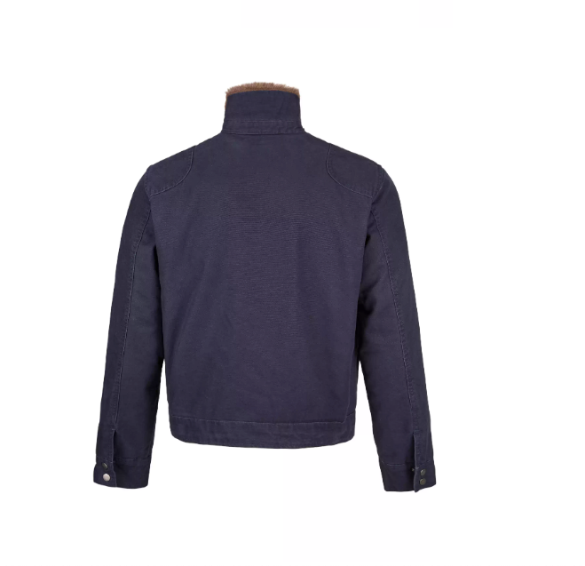 Structured Fireman Clasp Fleece Lined Jacket
