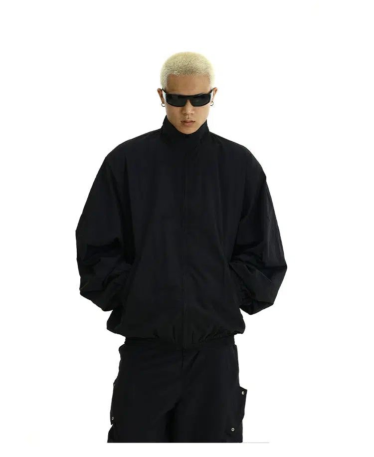 Solid Color Harrington Jacket