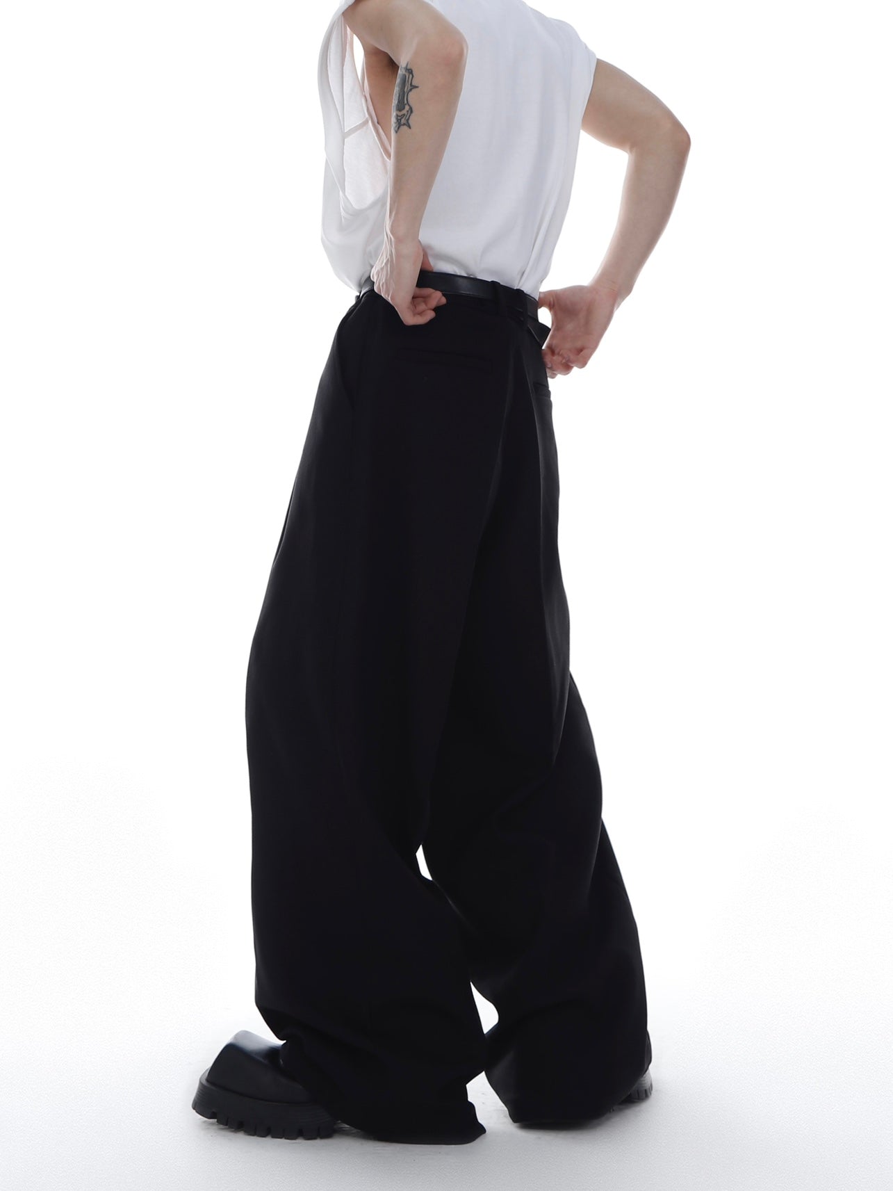 Fold Pleated Trousers