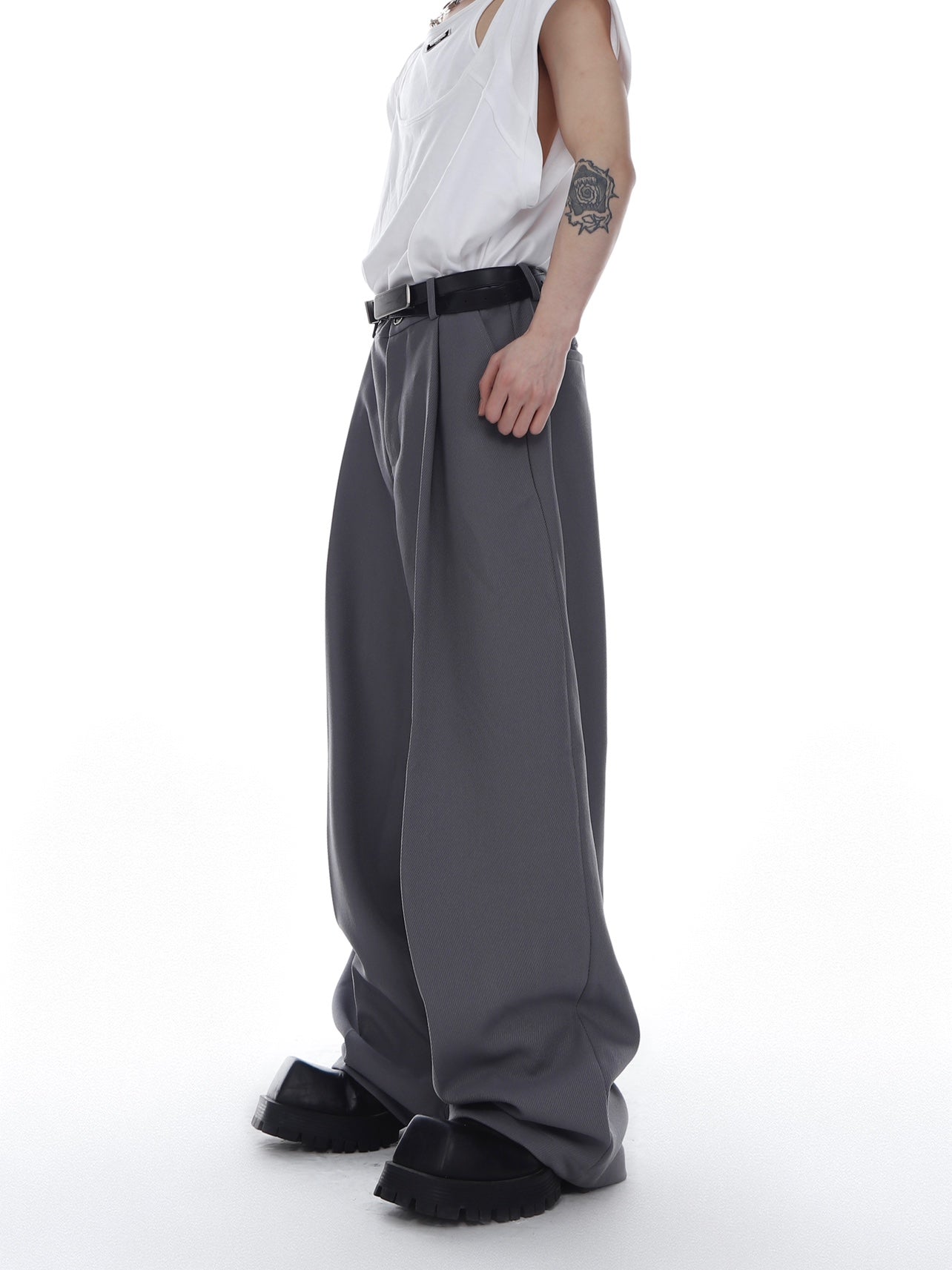 Fold Pleated Trousers