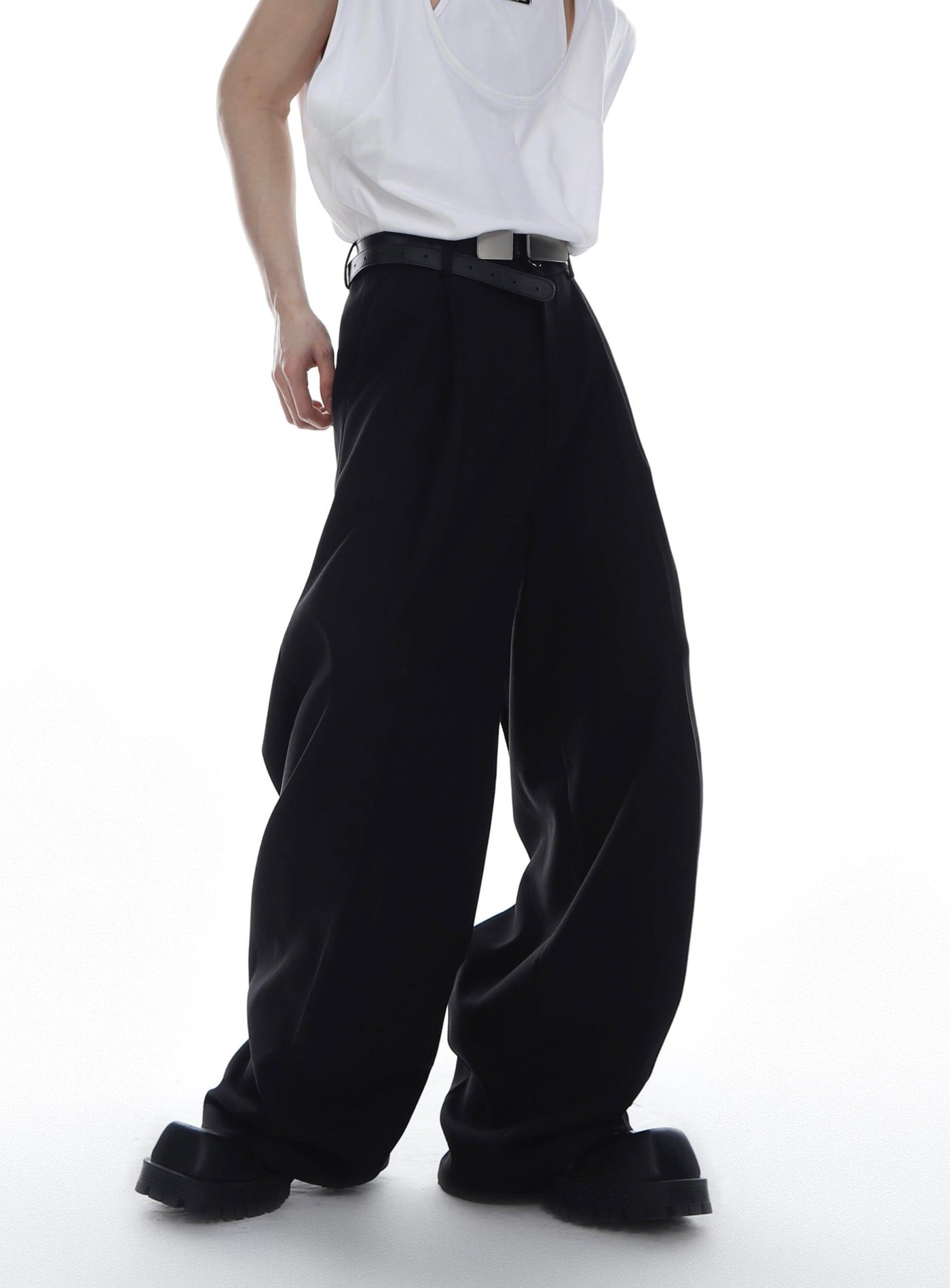Fold Pleated Trousers