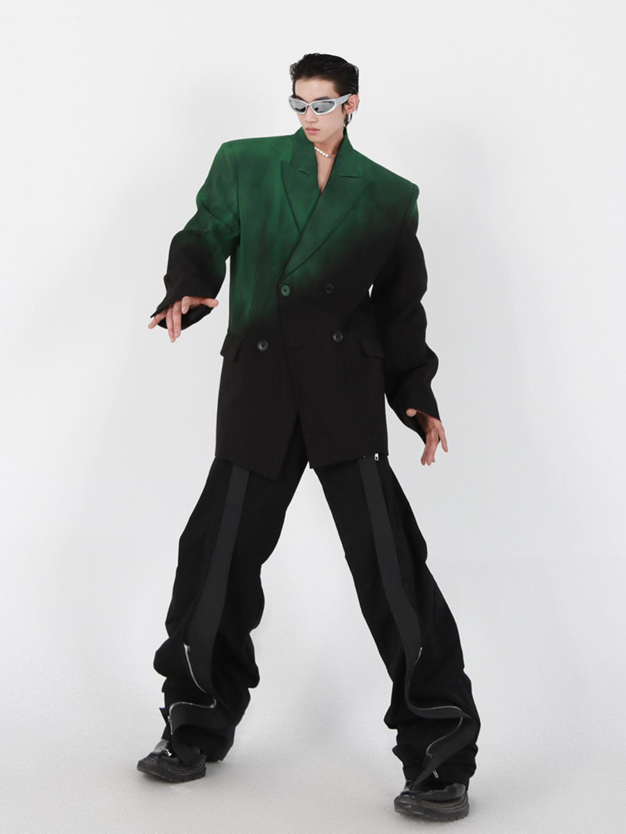 Solid Gradient Blazer