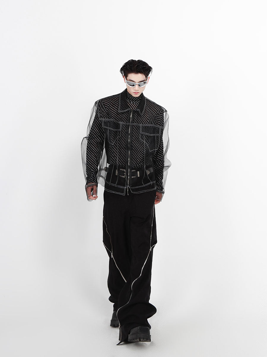 Translucent Long Sleeve Shirt