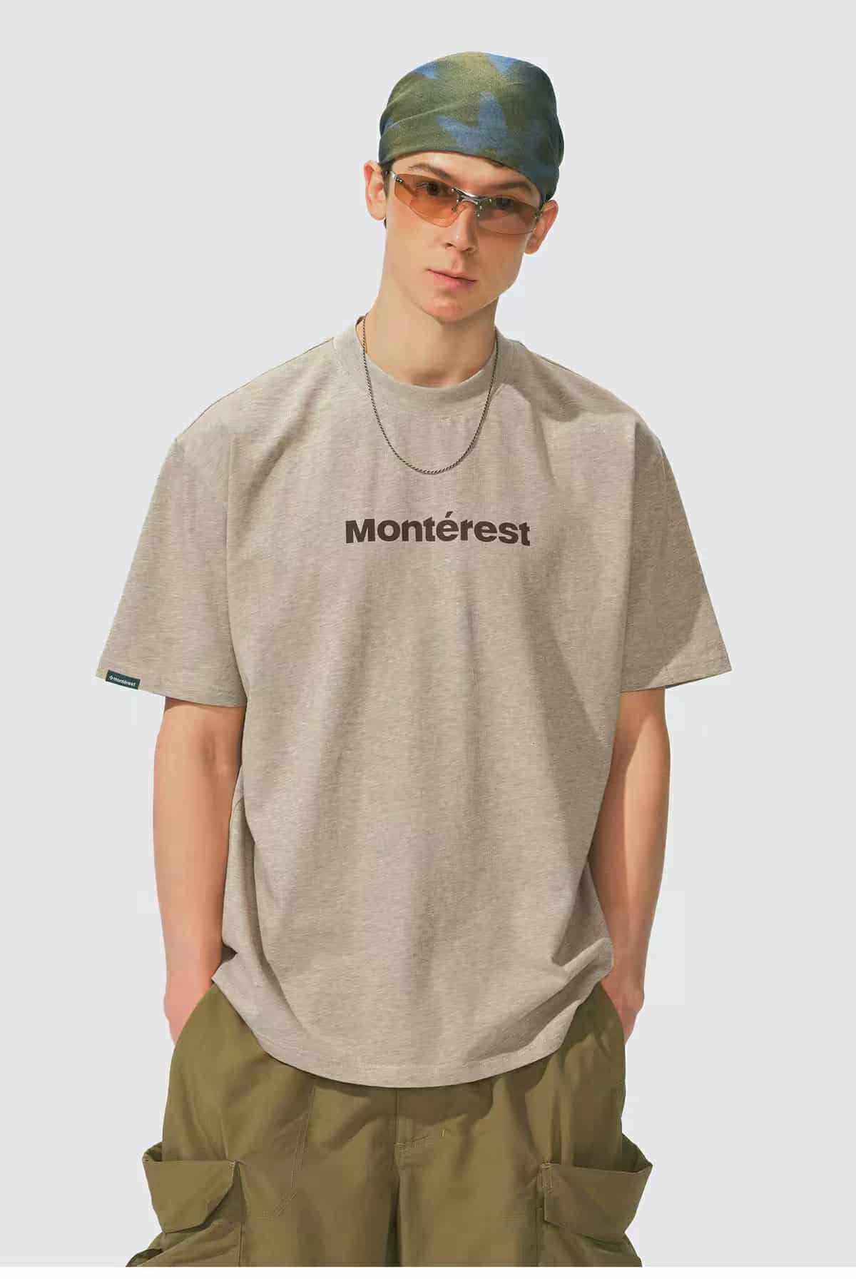 Monterest Logo Print T-Shirt