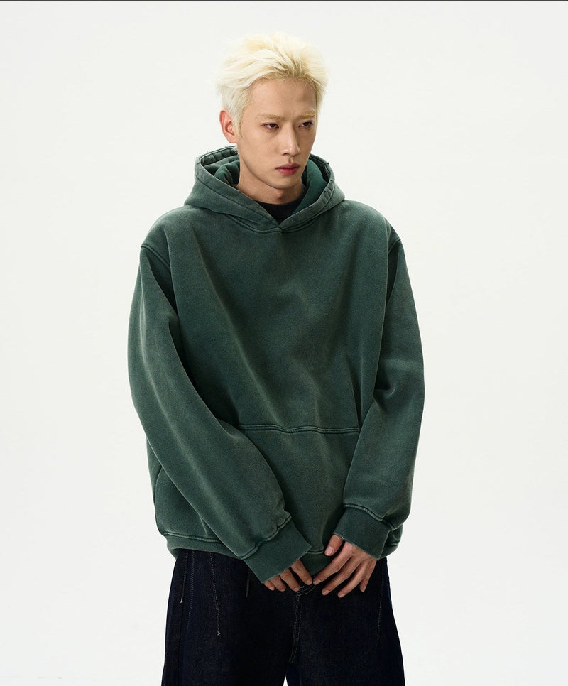Washed Kangaroo Pocket Hoodie