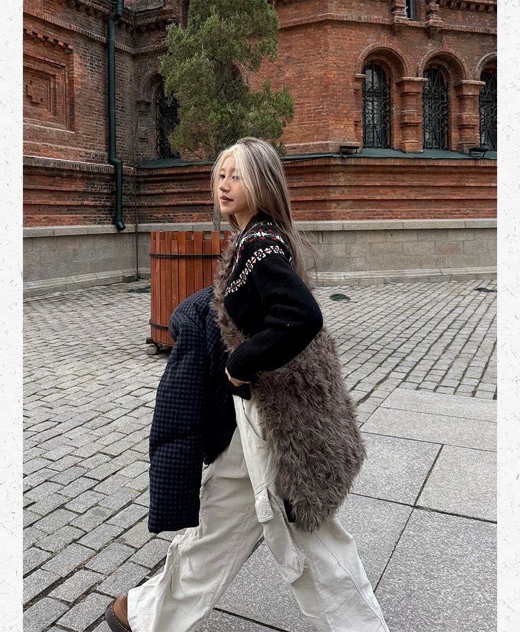 Furry Cross Body Bag