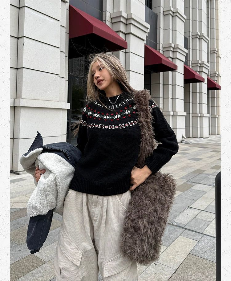 Furry Cross Body Bag