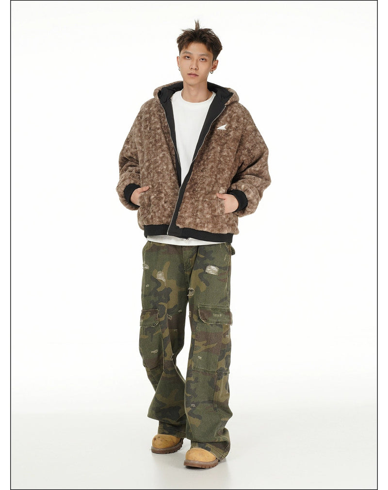 Double-Sided Plushy Jacket