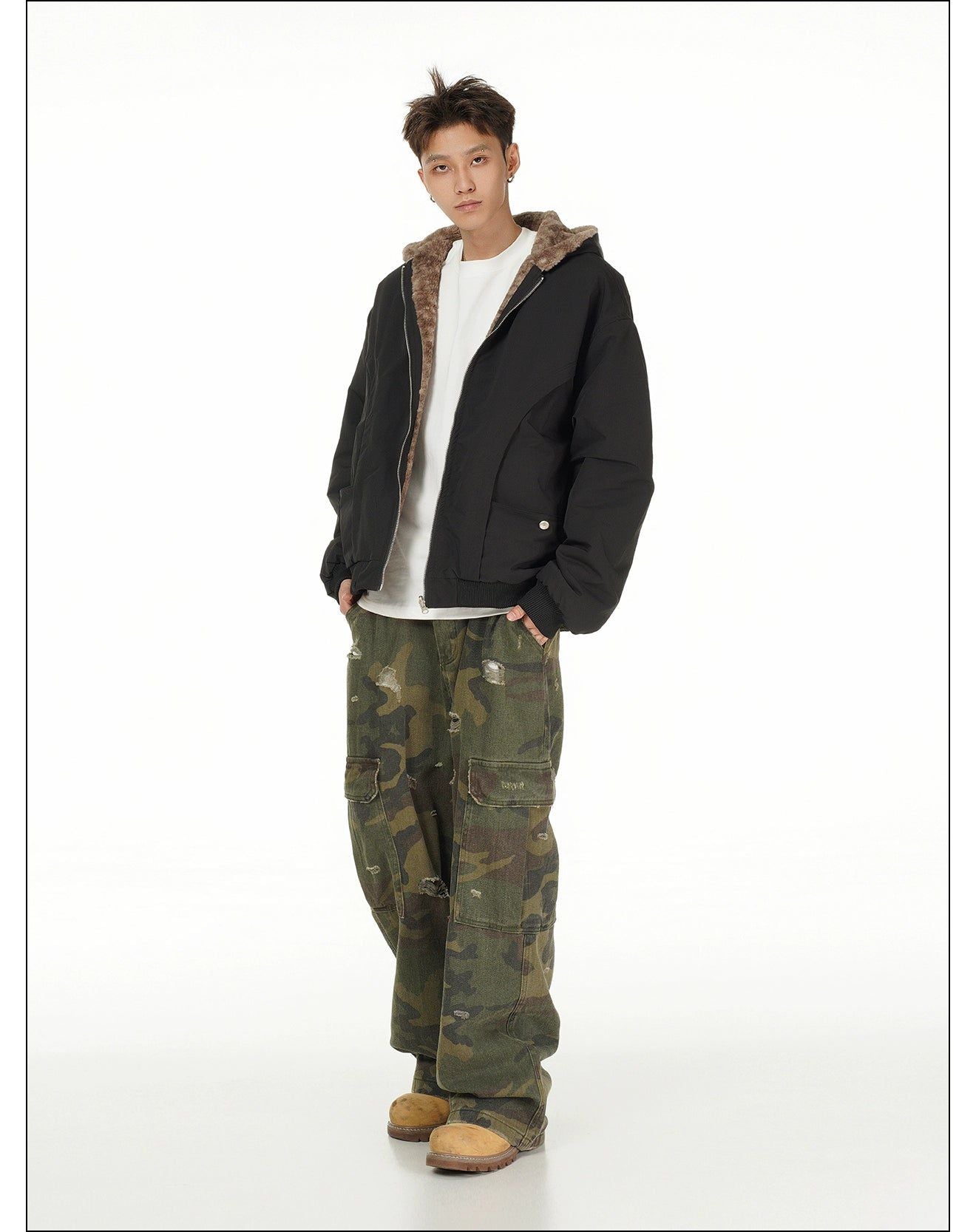 Double-Sided Plushy Jacket