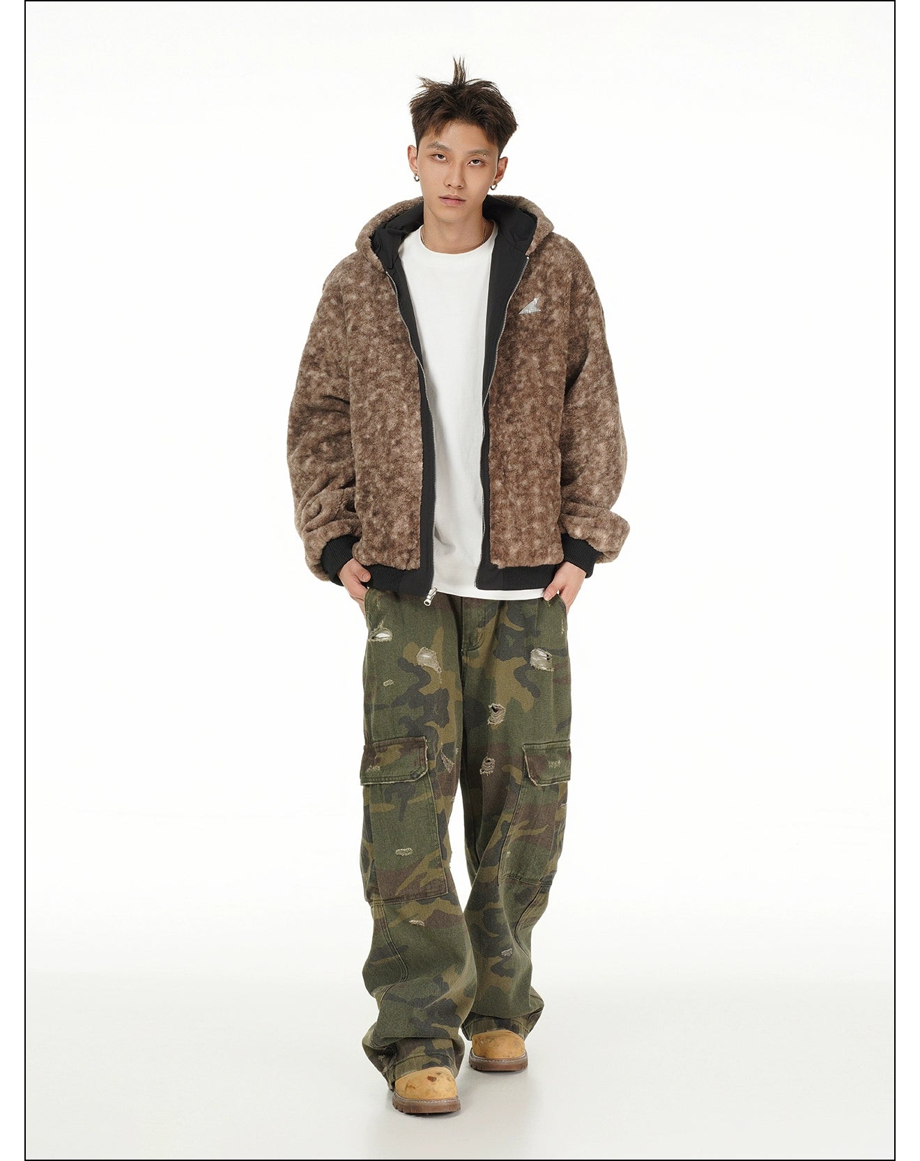 Double-Sided Plushy Jacket
