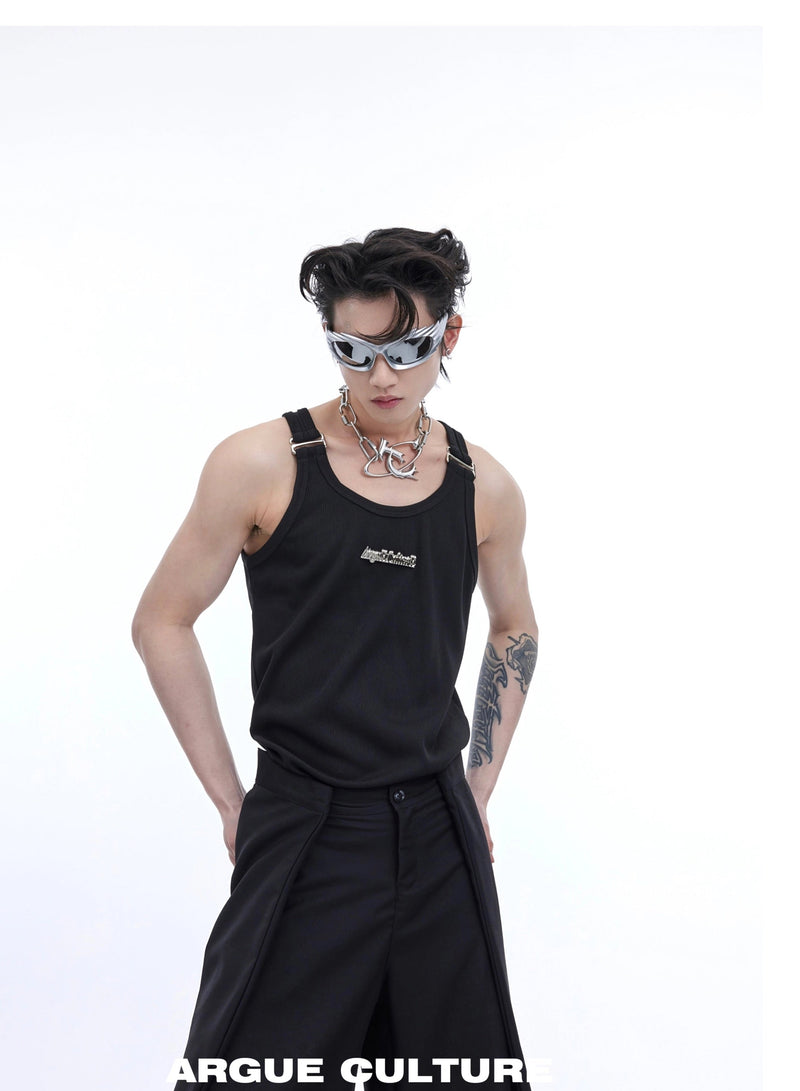 Metal Link Straps Tank Top