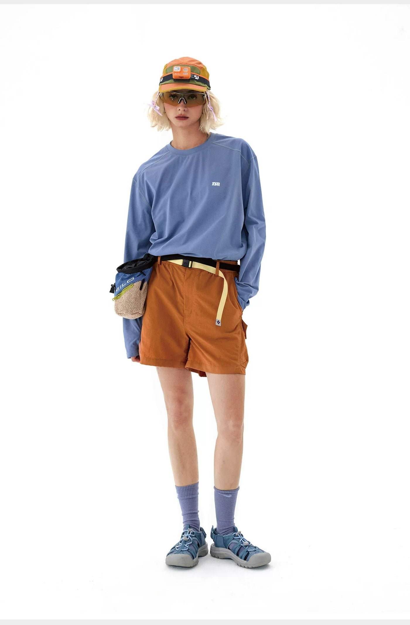Logo Print Sports Long Sleeve T-Shirt