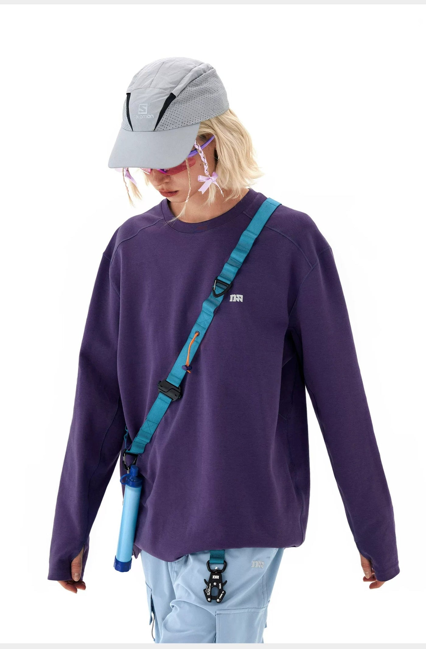 Logo Print Sports Long Sleeve T-Shirt