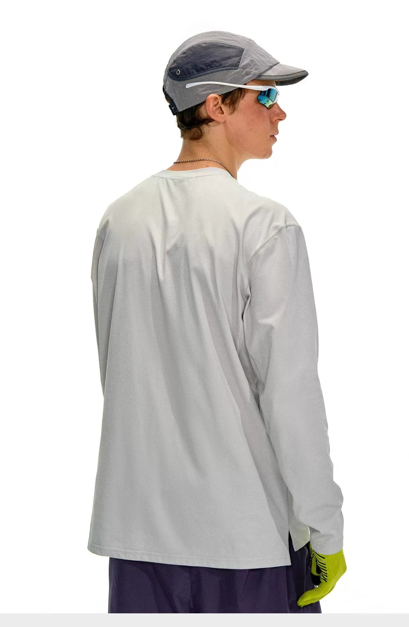 Logo Print Sports Long Sleeve T-Shirt