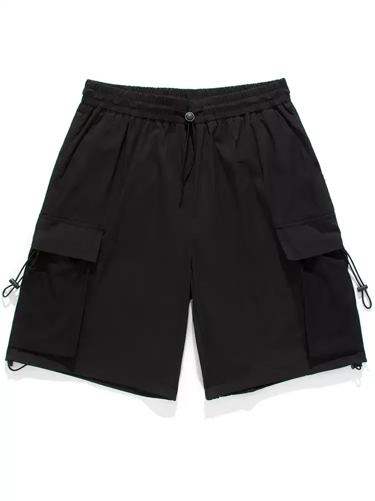Adjustable Strings Cargo Shorts