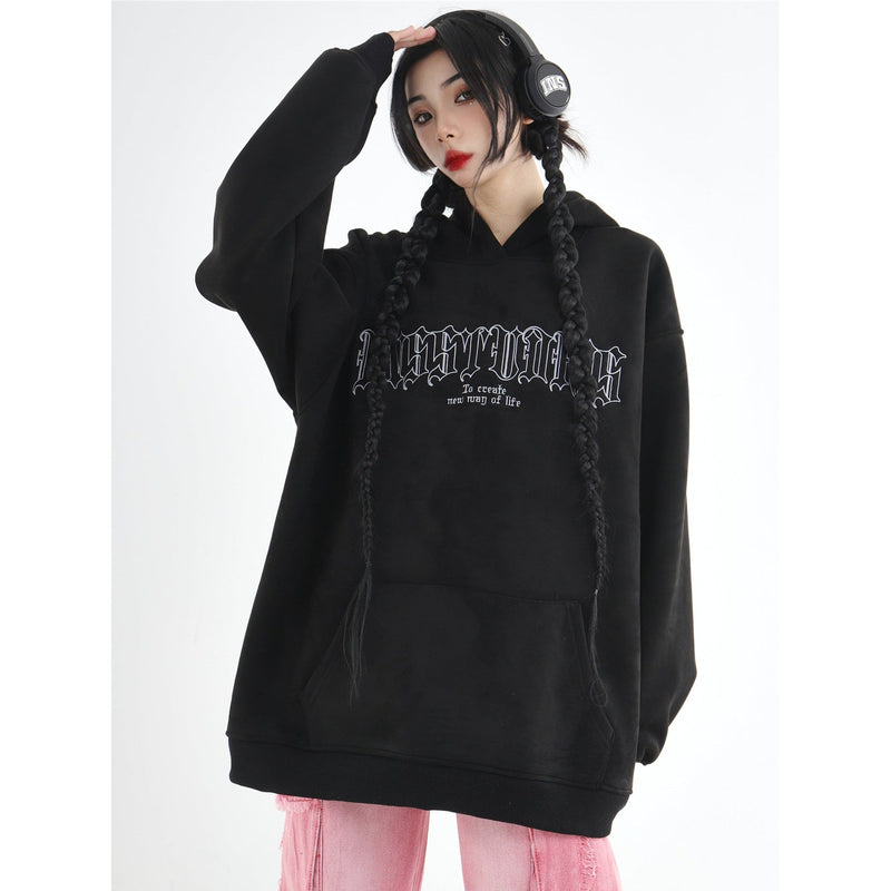Letter Graphic Hoodie