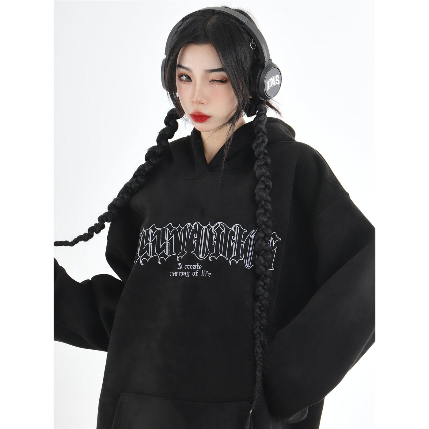 Letter Graphic Hoodie