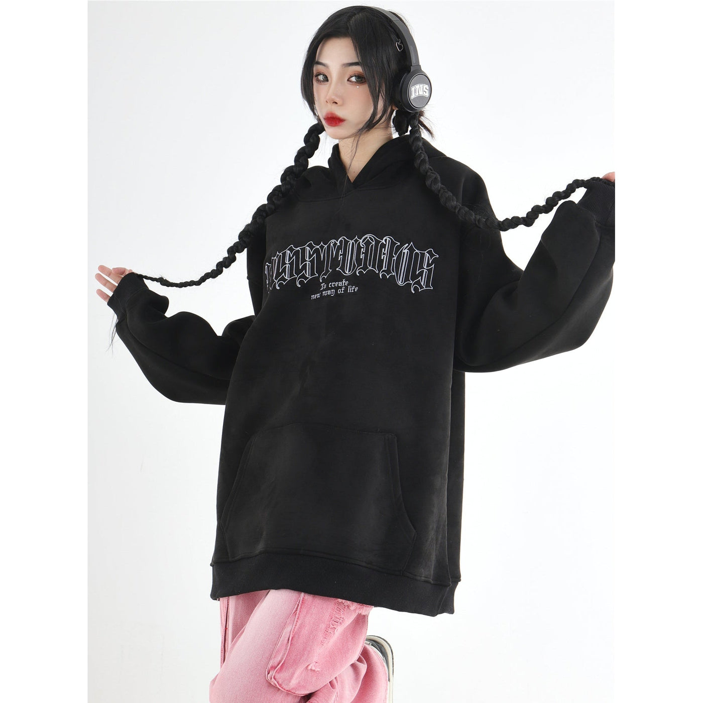 Letter Graphic Hoodie