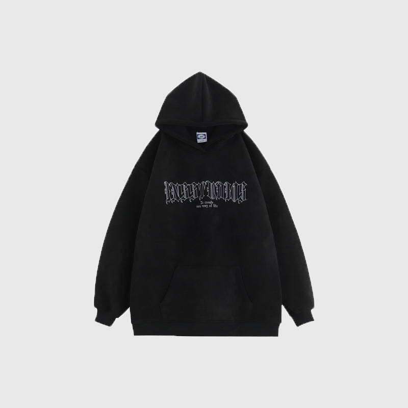 Letter Graphic Hoodie