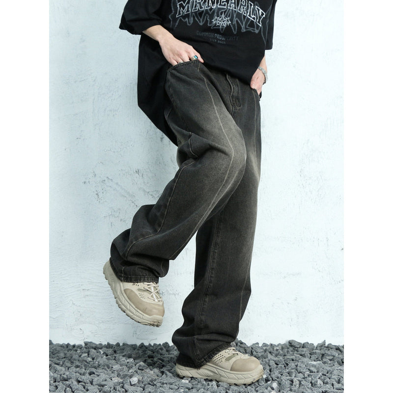 Bleach Lined Flared Jeans