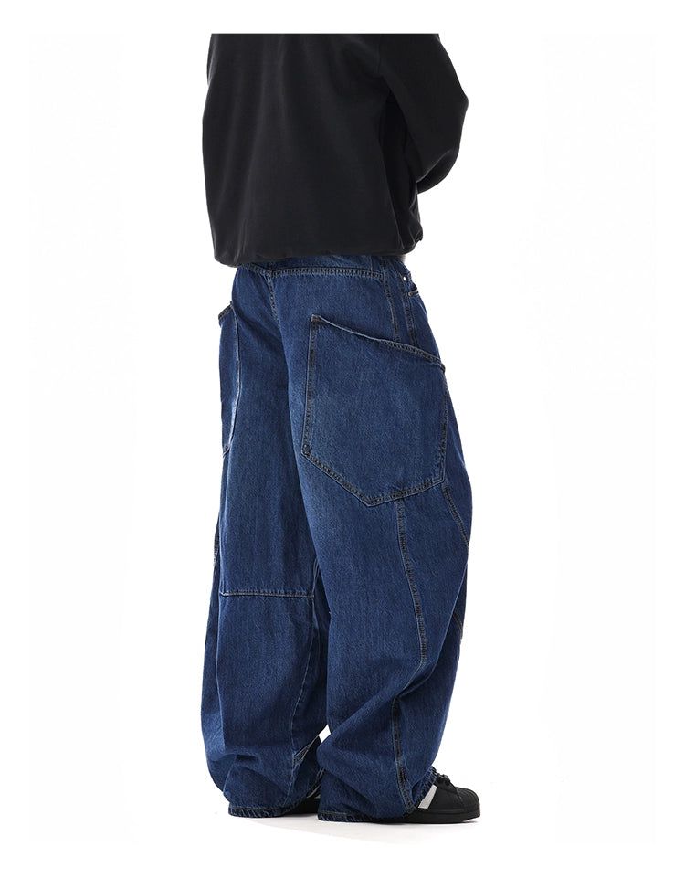 Oversized Pocket Baggy Jeans