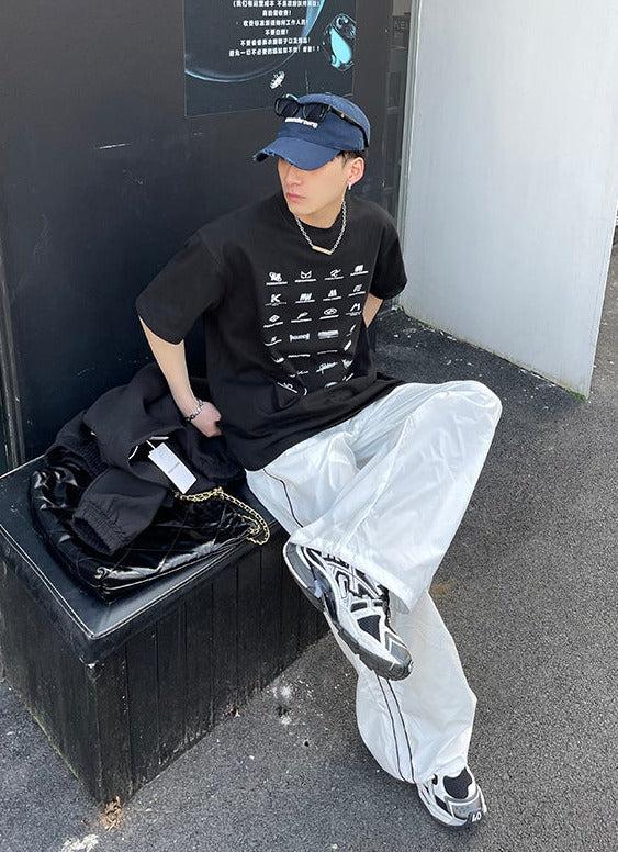 Multi Logo Printed T-Shirt