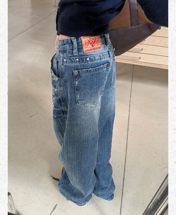 Rivet Lightning Washed  Jeans