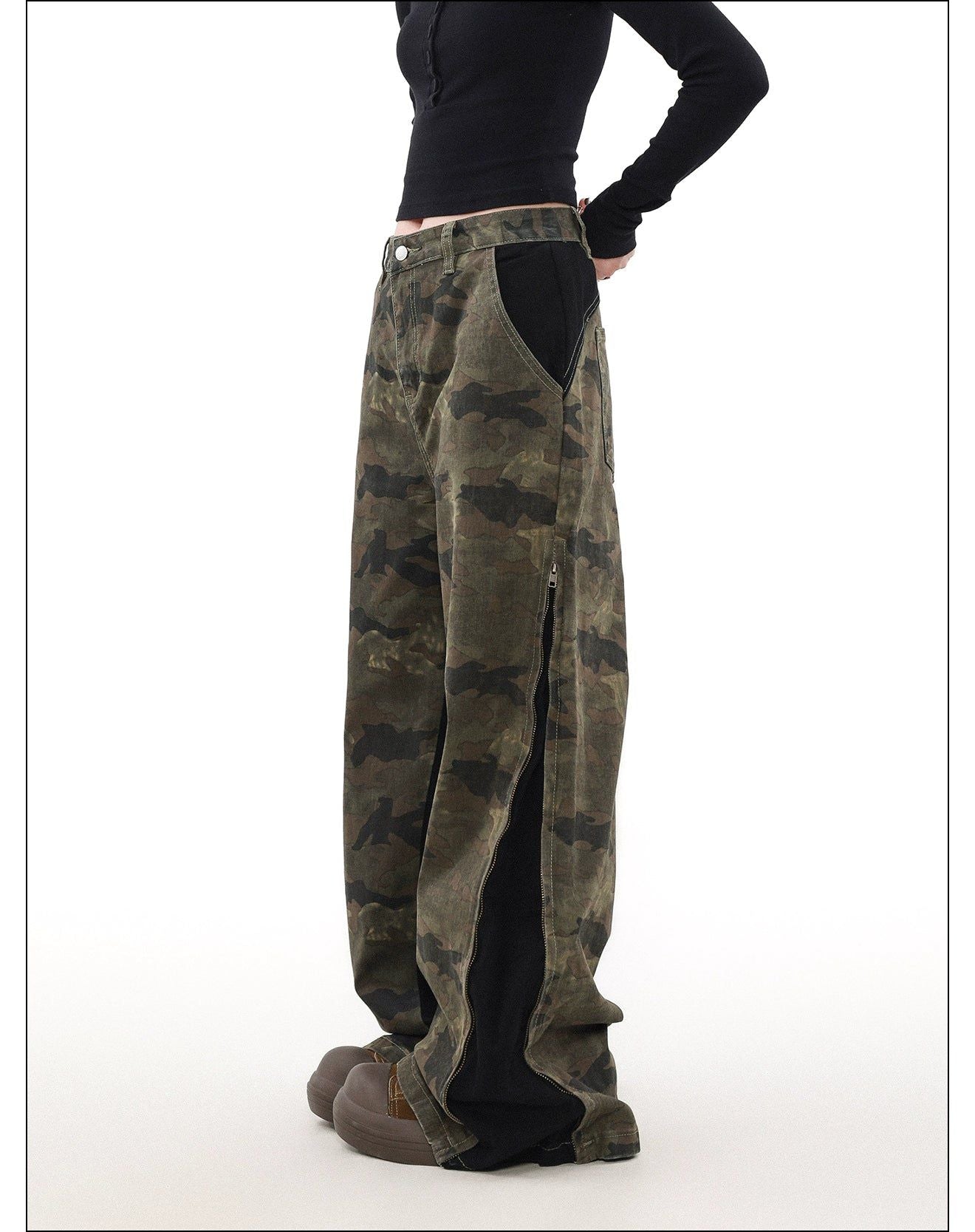 Side Stitched Camouflage Pants