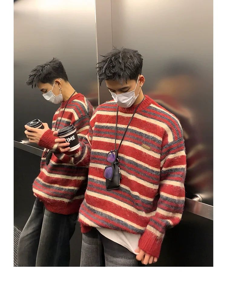 Striped Mohair Sweater