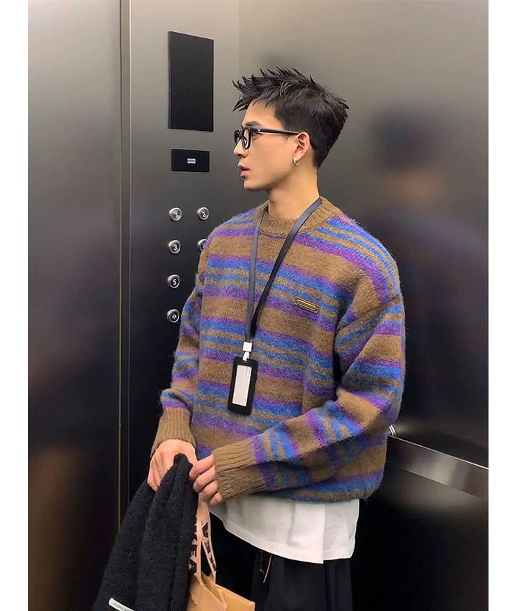 Striped Mohair Sweater
